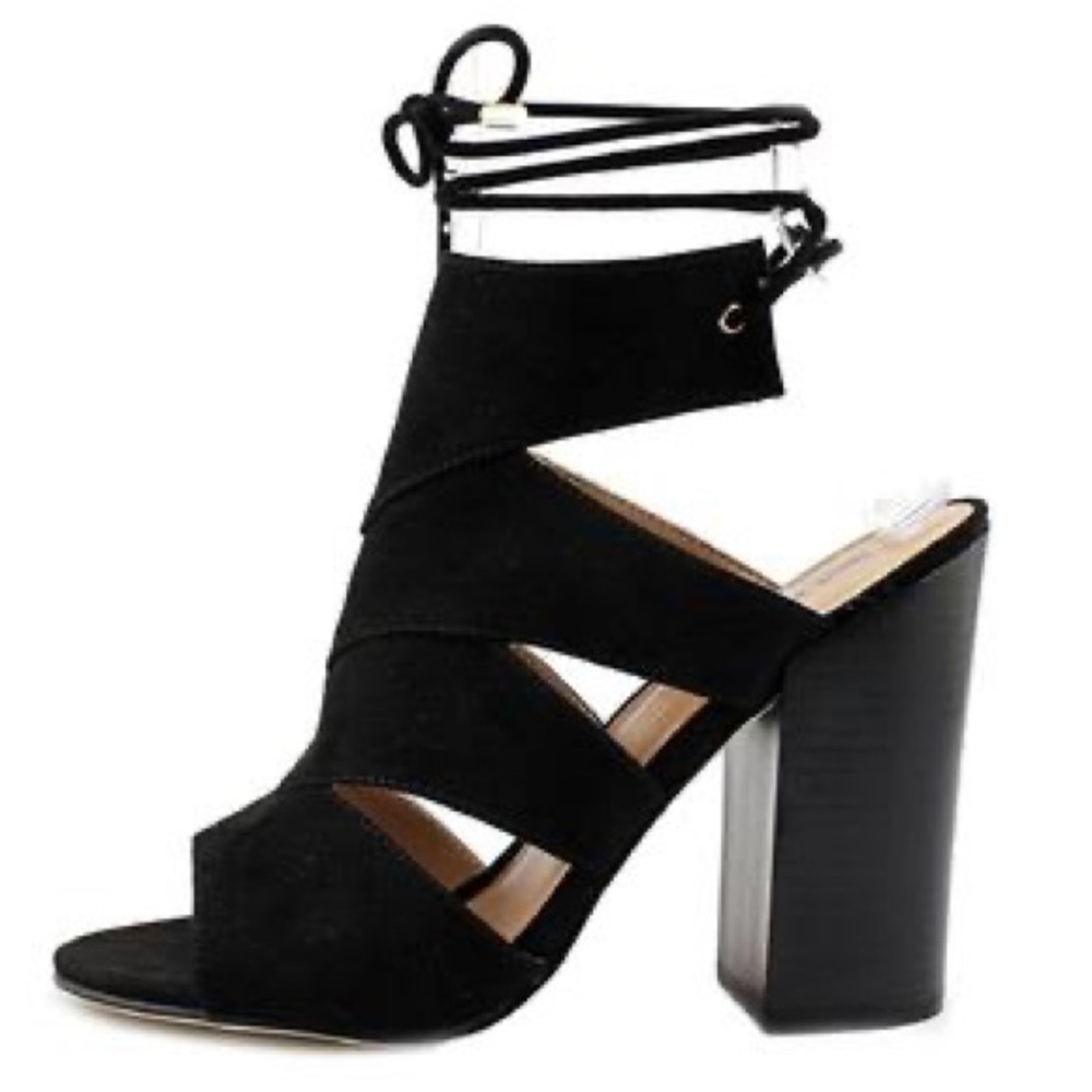 Call It Spring Asadolla Peep Toe Block Mule Heels - image 1